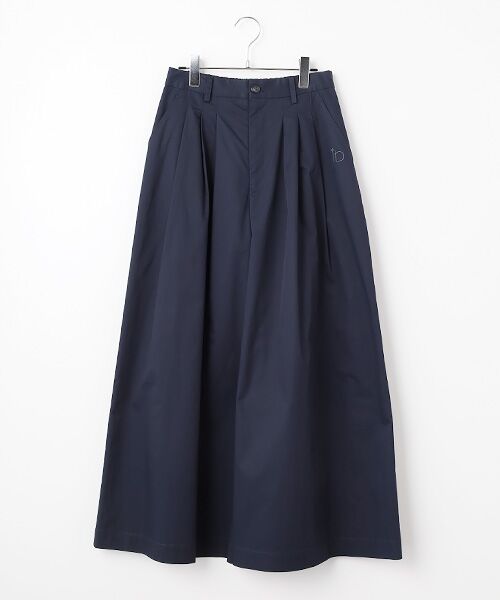 INGEBORG / インゲボルグ その他パンツ | タックワイドパンツ（ネイビー）