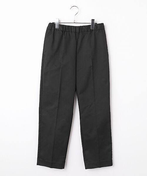 INGEBORG / インゲボルグ その他パンツ | ツイルストレッチクロップドパンツ（クロ）