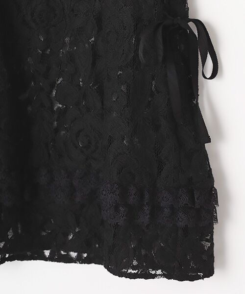 INGEBORG / インゲボルグ ベスト | フラワーレースフレアースリーブベスト | 詳細4
