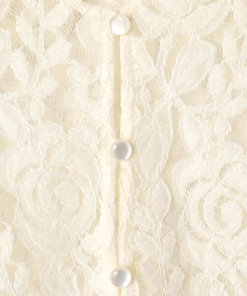 INGEBORG / インゲボルグ ベスト | フラワーレースフレアースリーブベスト | 詳細6