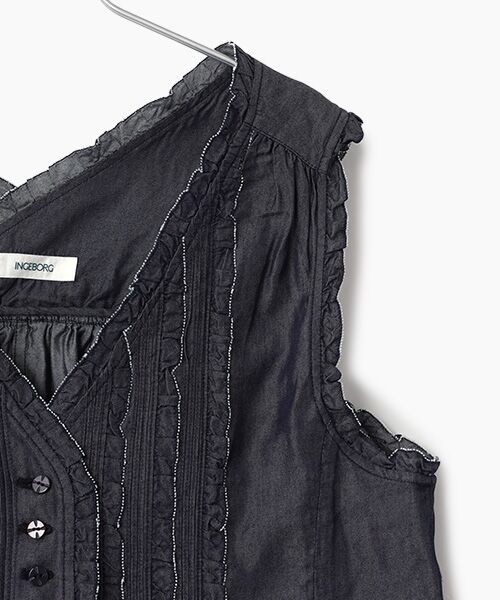 INGEBORG / インゲボルグ ベスト | 4.5ozデニムベスト | 詳細4