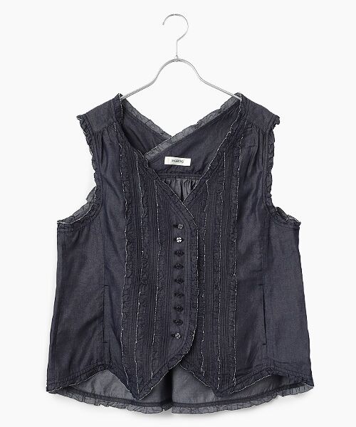INGEBORG / インゲボルグ ベスト | 4.5ozデニムベスト（インディゴ）