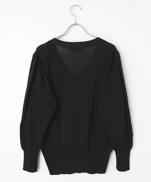 INGEBORG / インゲボルグ カーディガン・ボレロ | フラワーモチーフ付きニットカーディガン | 詳細1