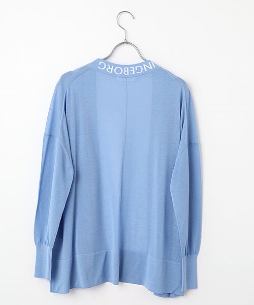 INGEBORG / インゲボルグ カーディガン・ボレロ | ロゴ使いニットカーディガン | 詳細4