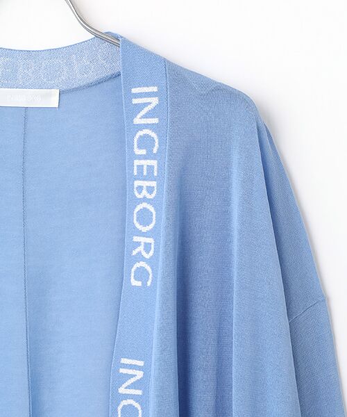 INGEBORG / インゲボルグ カーディガン・ボレロ | ロゴ使いニットカーディガン | 詳細5