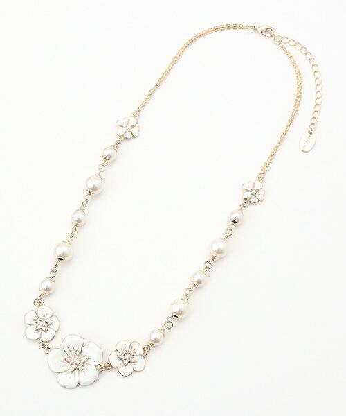 INGEBORG / インゲボルグ ネックレス・ペンダント・チョーカー | アネモネモチーフネックレス（ゴールド）