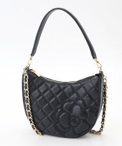 INGEBORG / インゲボルグ ハンドバッグ | カメリア刺繍レザーバッグ