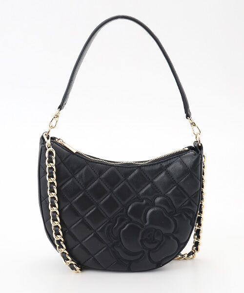 INGEBORG / インゲボルグ ハンドバッグ | カメリア刺繍レザーバッグ | 詳細1