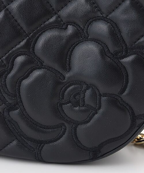 INGEBORG / インゲボルグ ハンドバッグ | カメリア刺繍レザーバッグ | 詳細7