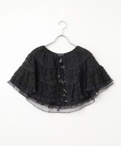 INGEBORG / インゲボルグ マフラー・ショール・スヌード・ストール | フラワーレースフリルストール