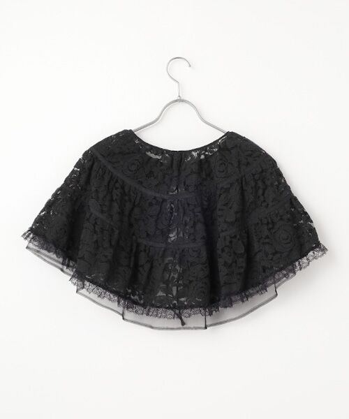 INGEBORG / インゲボルグ マフラー・ショール・スヌード・ストール | フラワーレースフリルストール | 詳細1