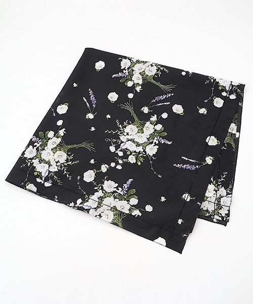 INGEBORG / インゲボルグ バンダナ・スカーフ | アネモネpt.スカーフ（クロ）