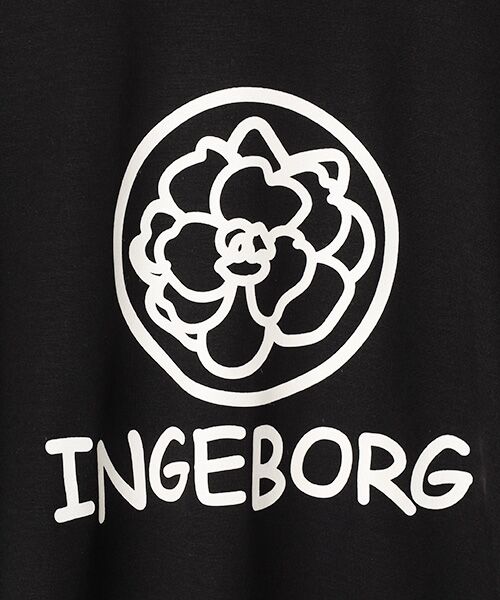 INGEBORG / インゲボルグ カットソー | カメリアロゴワンポイントpt.カットソー | 詳細4
