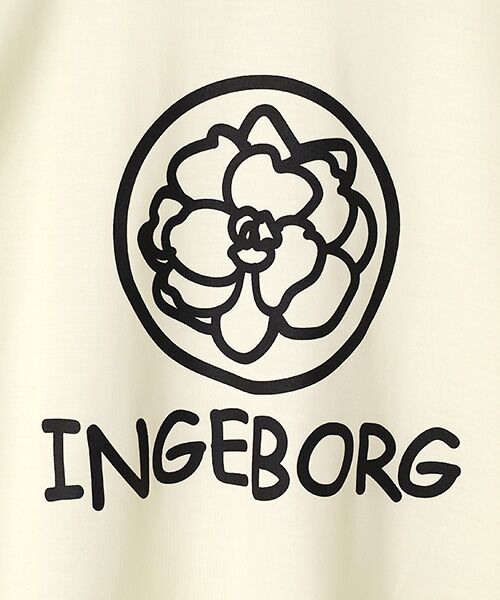INGEBORG / インゲボルグ カットソー | カメリアロゴワンポイントpt.カットソー | 詳細5