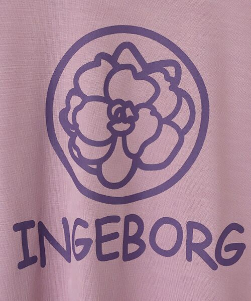 INGEBORG / インゲボルグ カットソー | カメリアロゴワンポイントpt.カットソー | 詳細7