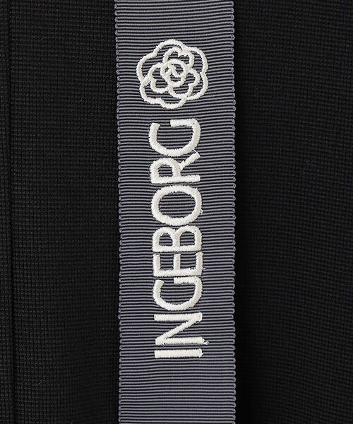 INGEBORG / インゲボルグ カットソー | カメリアロゴ刺繍入りカットソーフーディ | 詳細1