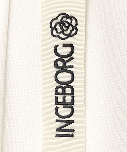 INGEBORG / インゲボルグ カットソー | カメリアロゴ刺繍入りカットソーフーディ | 詳細2