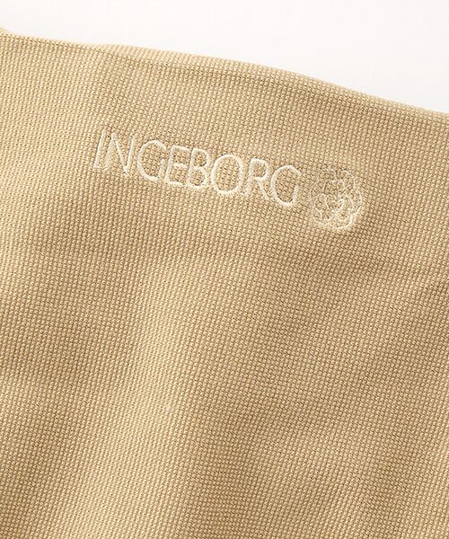 INGEBORG / インゲボルグ カットソー | カメリアロゴ刺繍入りカットソーフーディ | 詳細7