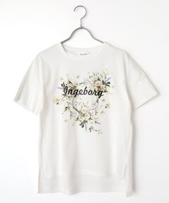 INGEBORG / インゲボルグ Tシャツ | アネモネワンポイントpt.Tシャツ