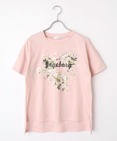INGEBORG / インゲボルグ Tシャツ | アネモネワンポイントpt.Tシャツ