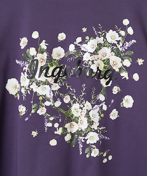 INGEBORG / インゲボルグ Tシャツ | アネモネワンポイントpt.Tシャツ | 詳細6