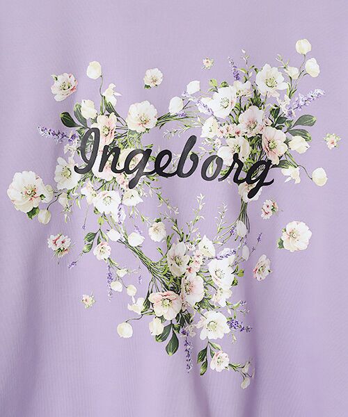 INGEBORG / インゲボルグ Tシャツ | アネモネワンポイントpt.Tシャツ | 詳細7