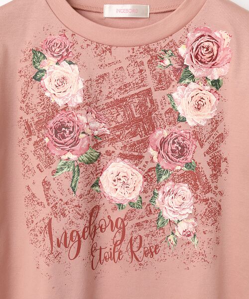 INGEBORG / インゲボルグ Tシャツ | エトワールローズワンポイントpt.カットソー | 詳細6