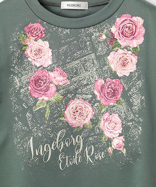 INGEBORG / インゲボルグ Tシャツ | エトワールローズワンポイントpt.カットソー | 詳細7