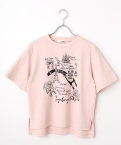 INGEBORG / インゲボルグ Tシャツ | フレンチアートプリントカットソー