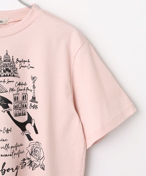 INGEBORG / インゲボルグ Tシャツ | フレンチアートプリントカットソー | 詳細4