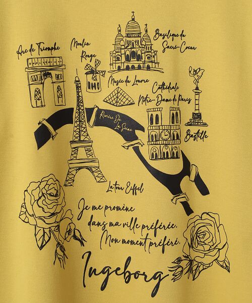 INGEBORG / インゲボルグ Tシャツ | フレンチアートプリントカットソー | 詳細8