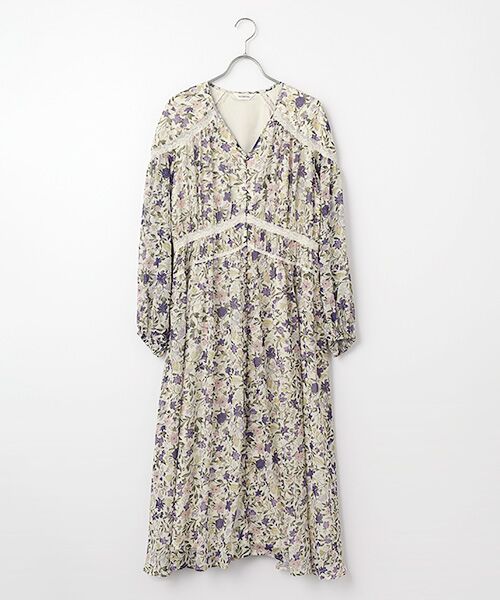 INGEBORG / インゲボルグ ロング・マキシ丈ワンピース | リトルガーデンpt.ワンピース（キナリ）