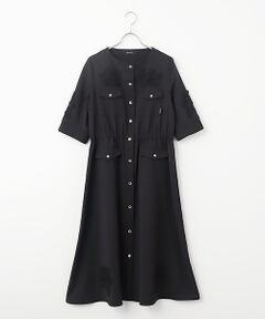 INGEBORG / インゲボルグ ロング・マキシ丈ワンピース | 透かしコード刺繍ワンピース