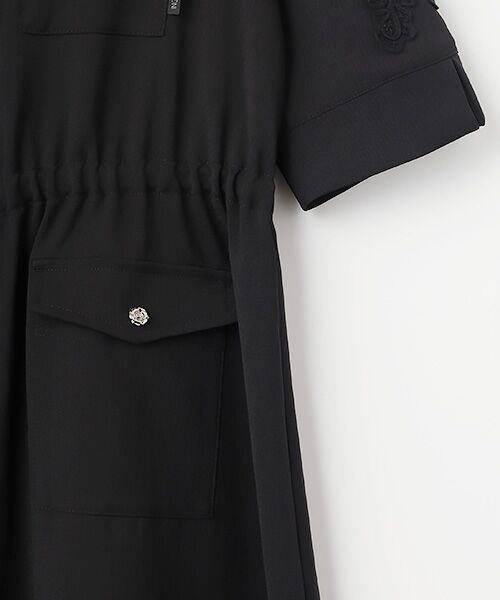 INGEBORG / インゲボルグ ロング・マキシ丈ワンピース | 透かしコード刺繍ワンピース | 詳細3