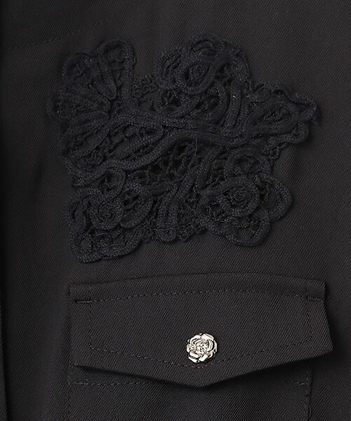 INGEBORG / インゲボルグ ロング・マキシ丈ワンピース | 透かしコード刺繍ワンピース | 詳細5