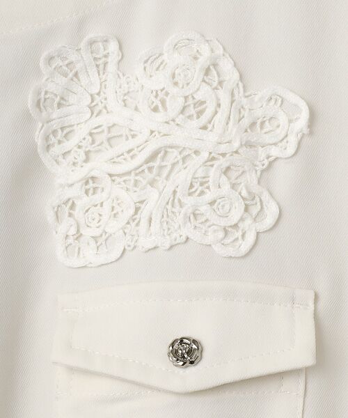 INGEBORG / インゲボルグ ロング・マキシ丈ワンピース | 透かしコード刺繍ワンピース | 詳細6