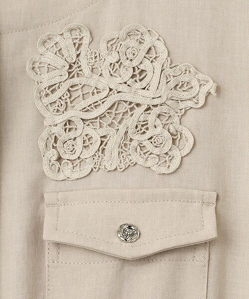 INGEBORG / インゲボルグ ロング・マキシ丈ワンピース | 透かしコード刺繍ワンピース | 詳細7