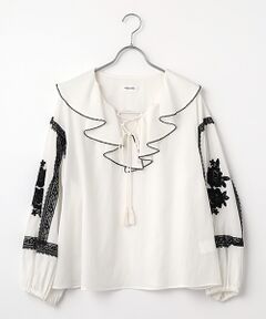 INGEBORG / インゲボルグ シャツ・ブラウス | ボヘミアン刺繍ブラウス