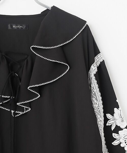 INGEBORG / インゲボルグ シャツ・ブラウス | ボヘミアン刺繍ブラウス | 詳細2