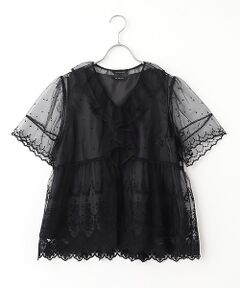 INGEBORG / インゲボルグ シャツ・ブラウス | オリジナルローズチュールブラウス