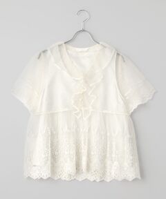 INGEBORG / インゲボルグ シャツ・ブラウス | オリジナルローズチュールブラウス