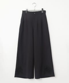 INGEBORG / インゲボルグ その他パンツ | 透かしコード刺繍ワイドパンツ