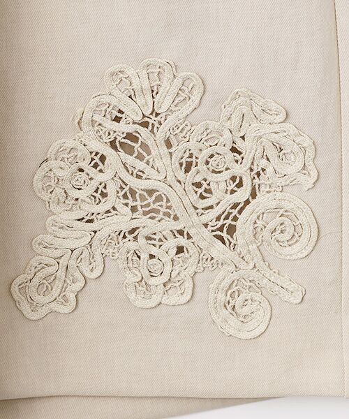 INGEBORG / インゲボルグ その他パンツ | 透かしコード刺繍ワイドパンツ | 詳細8