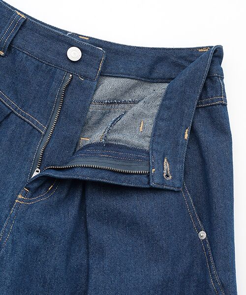 INGEBORG / インゲボルグ デニムパンツ | 9.5ozデニムタックパンツ | 詳細7