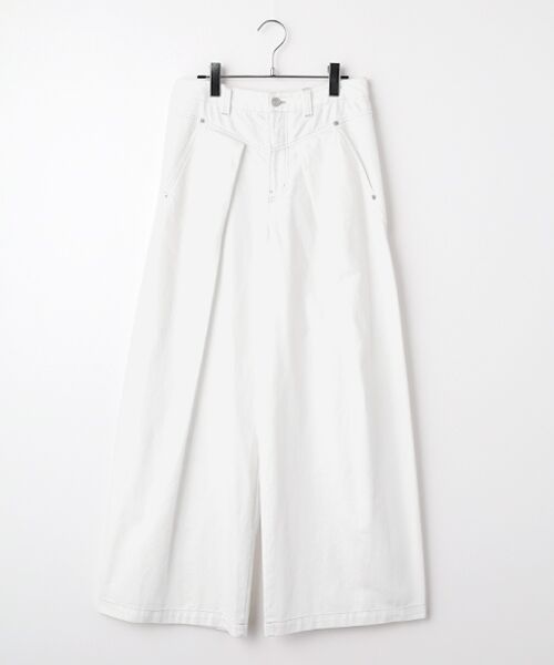 INGEBORG / インゲボルグ デニムパンツ | 9.5ozデニムタックパンツ（オフ）