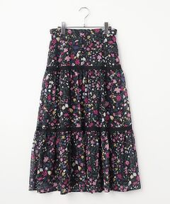 INGEBORG / インゲボルグ ロング・マキシ丈スカート | リトルガーデンpt.ティアードスカート