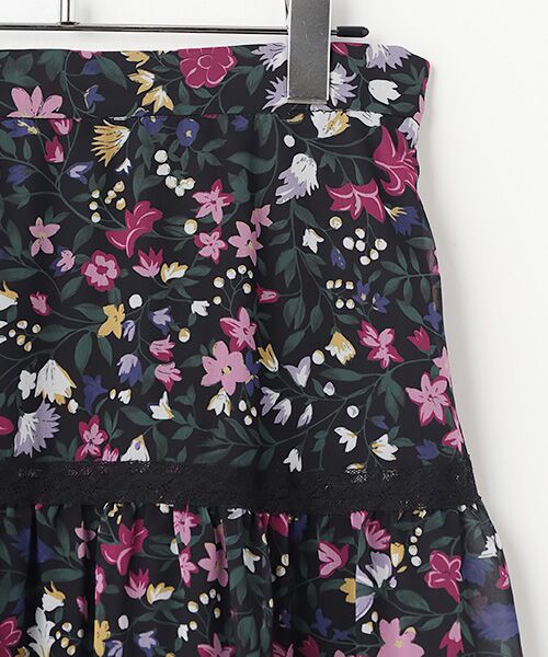 INGEBORG / インゲボルグ ロング・マキシ丈スカート | リトルガーデンpt.ティアードスカート | 詳細2