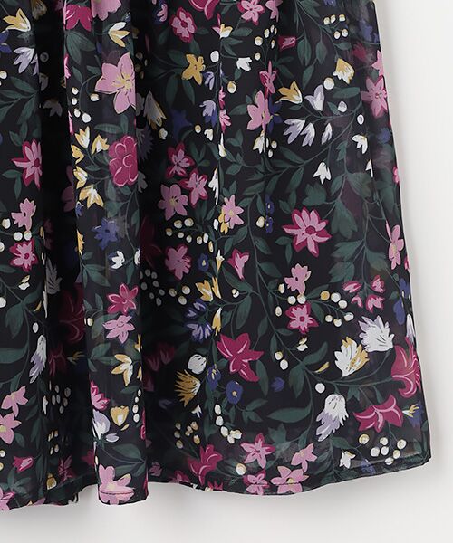 INGEBORG / インゲボルグ ロング・マキシ丈スカート | リトルガーデンpt.ティアードスカート | 詳細3