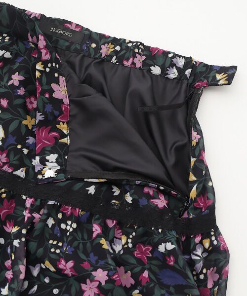 INGEBORG / インゲボルグ ロング・マキシ丈スカート | リトルガーデンpt.ティアードスカート | 詳細4