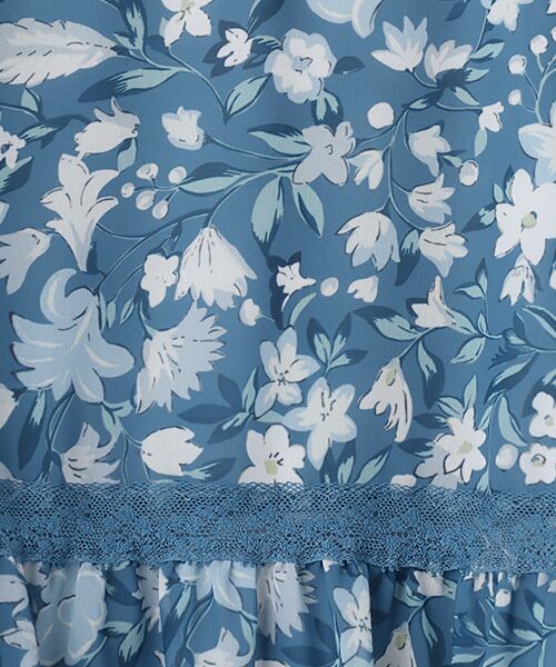 INGEBORG / インゲボルグ ロング・マキシ丈スカート | リトルガーデンpt.ティアードスカート | 詳細7